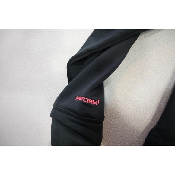 Under Armour Hoodie Fleece Storm Pink Camo Pull Over Sweater Womens Sz Medium - Picture 8 of 11